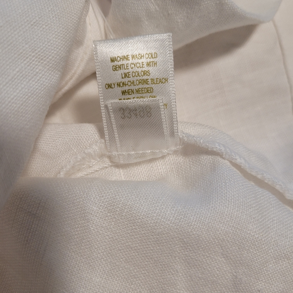 Garnet Hill Linen Shirtdress - Picture 8 of 9